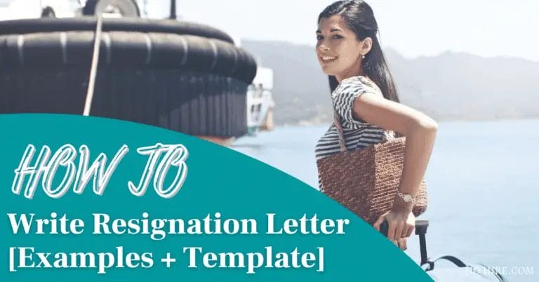 How to Write Resignation Letter by Email [Examples + Template]