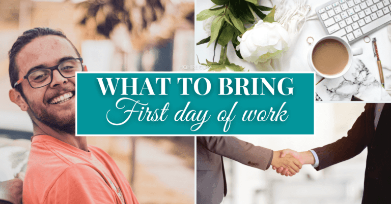 22 Things to Bring on Your First Day of Work (Checklist)