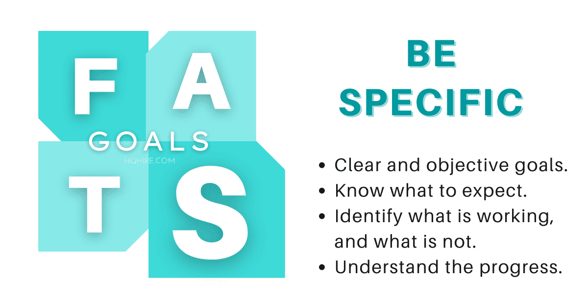 FAST Goals Setting - Specific