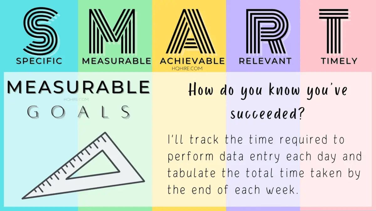 SMART Goals - How to set Measurable Goals