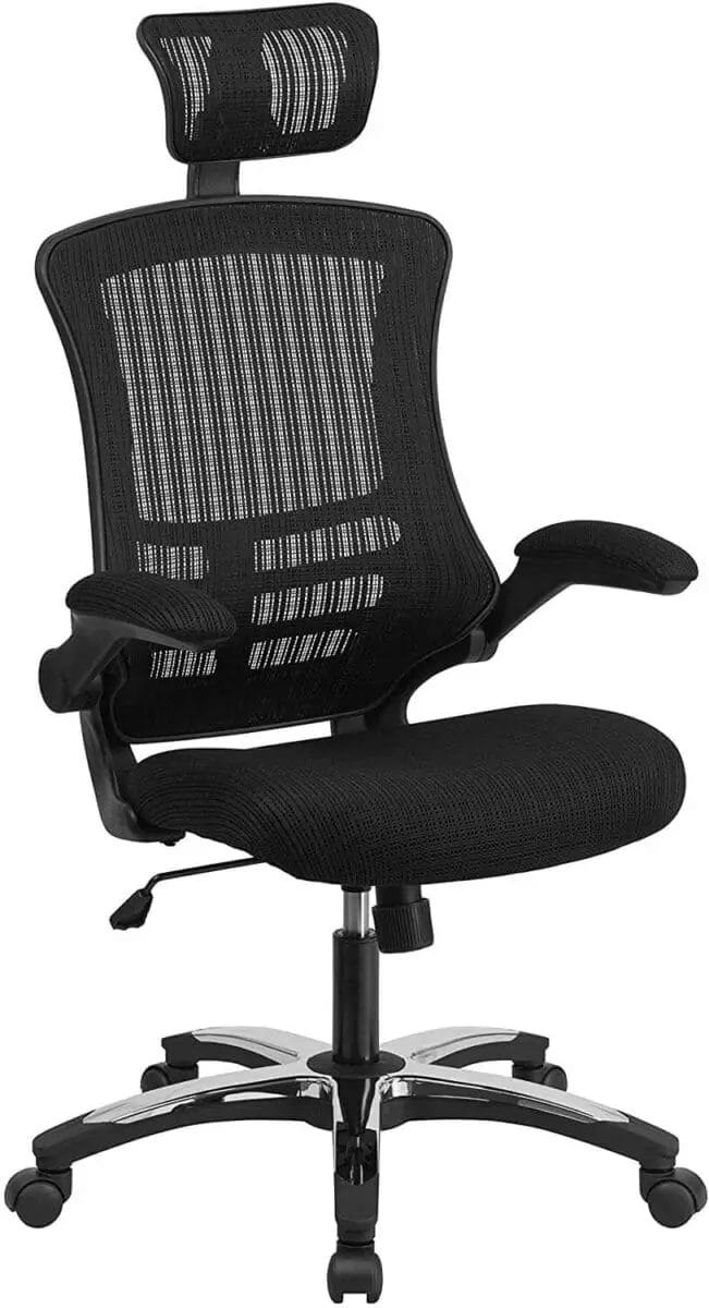 High-Back Black Mesh Swivel Ergonomic Chair by Flash Furniture