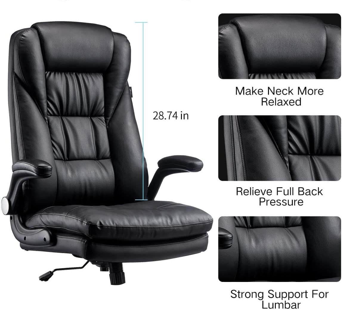 4. Executive Leather High Back Ergonomic Chair by Hbada (Function 2)