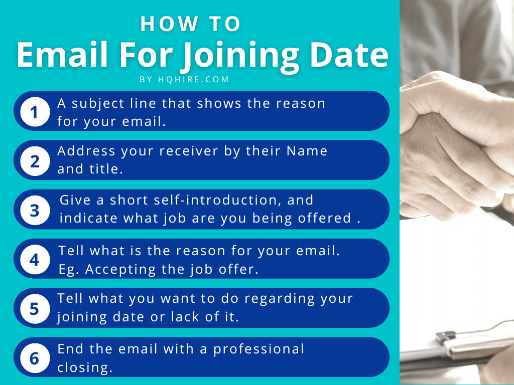 How To Write Email About Accepting or Rejecting a Joining Date