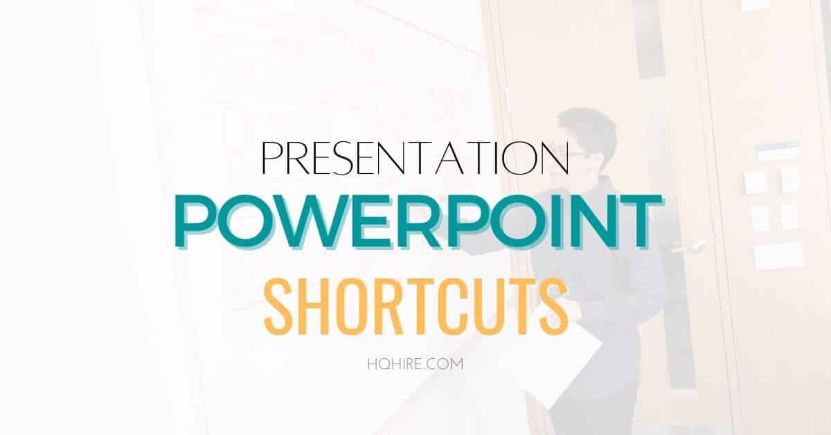 PowerPoint presentation Keyboard Shortcut List