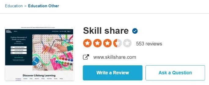 SkillShare - Review on SkillShare - SiteJabber