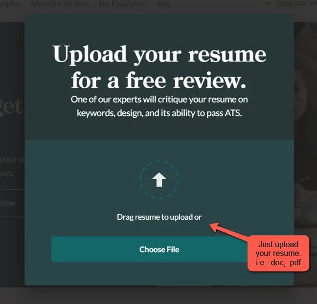ZipJob, upload your resume to get a free resume review