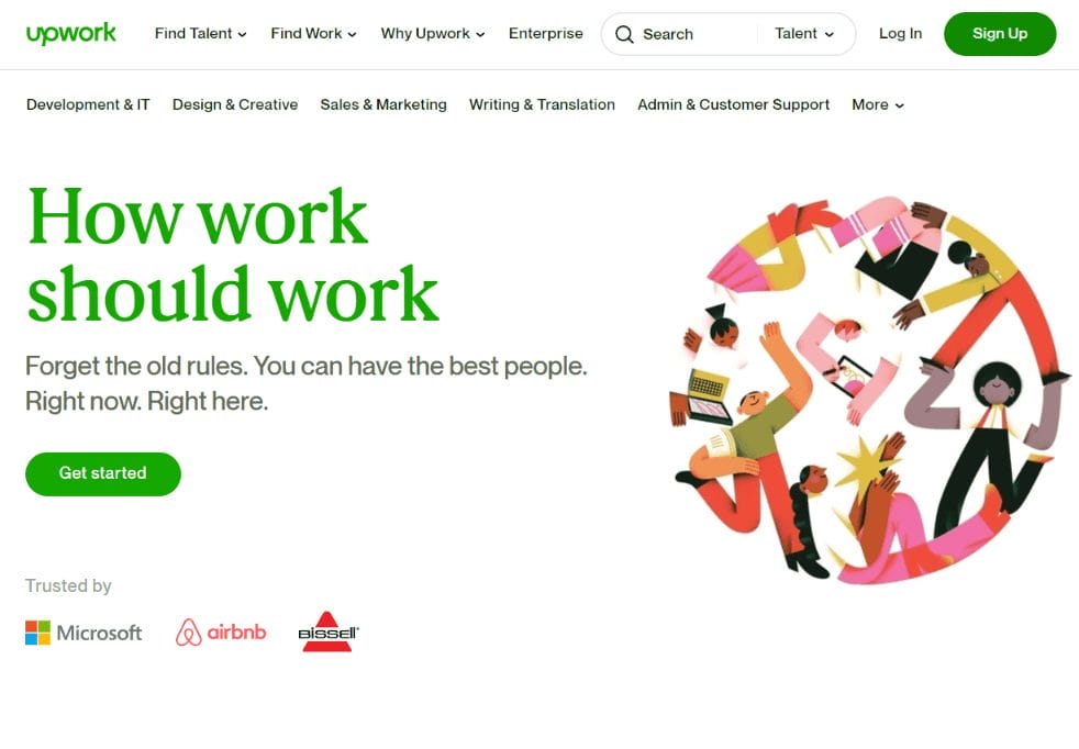 UpWork-Homepage