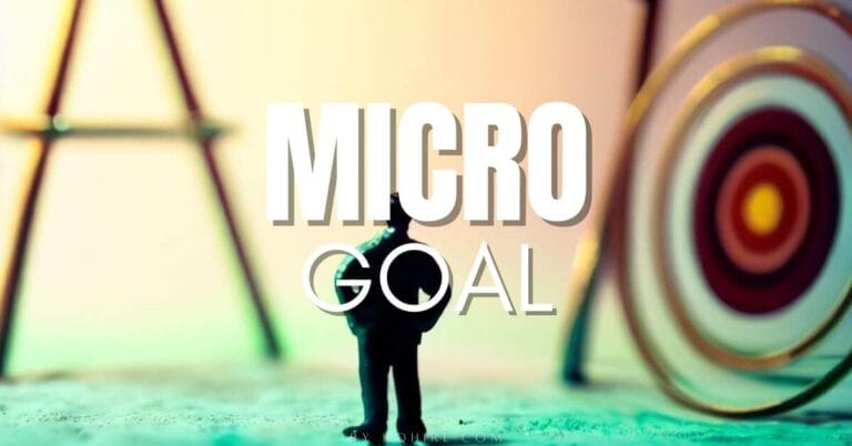 Micro Goals: Power of Small Steps Towards Big Goals, Achieving Your Macro Goal