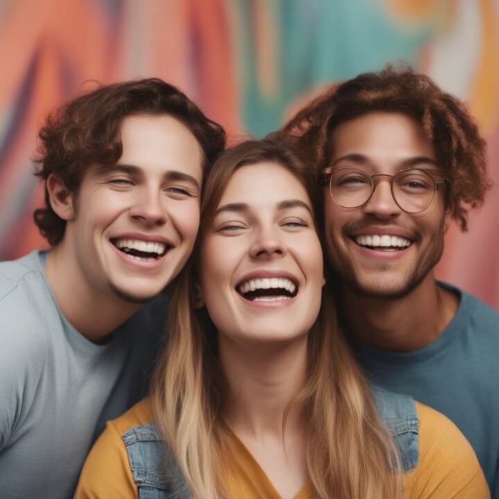 Happy People With Happy Faces